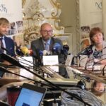 Tisková konference ministra Plagy a ministra Vojtěcha